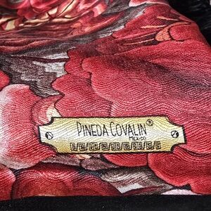 Pineda Covalin Red Floral Shawl